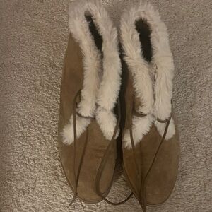 Hush Puppies Brown Fur-Trimmed Winter Boots